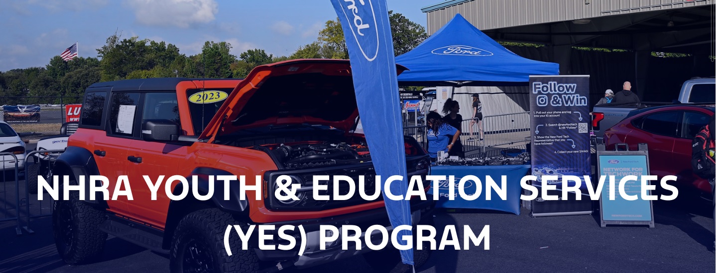 NHRA Youth & Education Services (YES) Program Banner